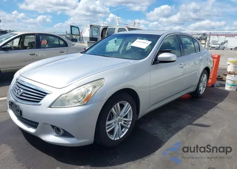 2012 Infiniti G37X z USA, uszkodzony, nr VIN JN1CV6AR5CM974765